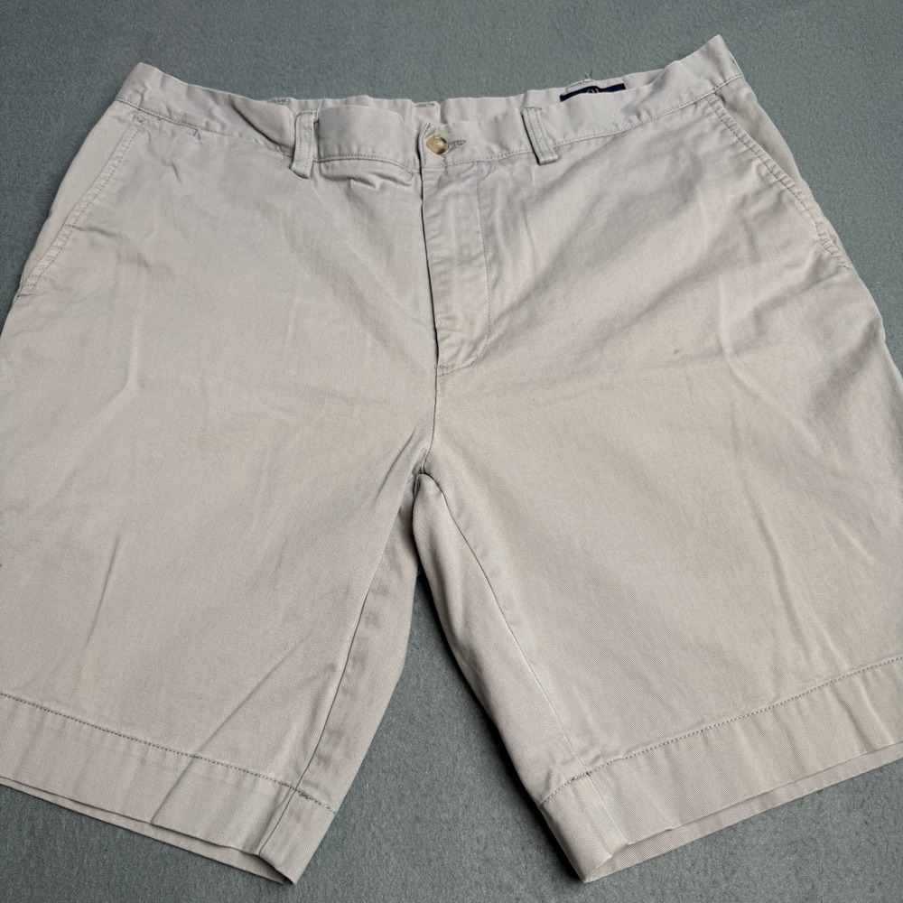 Polo Ralph Lauren Mens Classic Fit 9 Chino Shorts Tan Khaki Cotton Twill 38